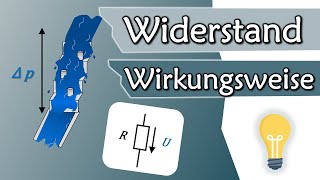 Wie wirkt ein Widerstand im Stromkreis Erklärung anhand Wassermodell  Gleichstromtechnik 2 [upl. by Inga]