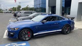 2022 Shelby GT500 in Atlas Blue [upl. by Fanya292]