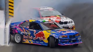 Connor Shanahan Formula drift 1st battle FIREEEE [upl. by Aneeres]