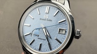 Grand Seiko Spring Drive Automatic Skyflake SBGA407 Grand Seiko Watch Review [upl. by Schwartz]