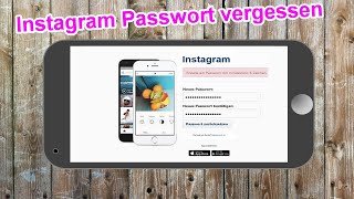 Instagram Passwort vergessen  Instagram Passwort zurücksetzen amp ändern Anleitung [upl. by Erdnaek]