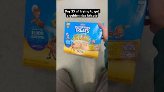 I Opened the 35th Box of RICE KRISPIES TREATS contest series food shorts [upl. by Raney]