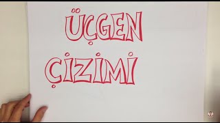 9dkda ÜÇGEN ÇİZİMİ [upl. by Kruter]