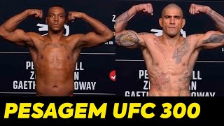 PESAGEM OFICIAL DO UFC 300 [upl. by Ylera665]