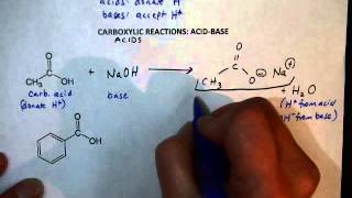 Carboxylic Acid Reactions AcidBase [upl. by Zumwalt]