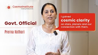 Prerna Kotharis Testimonial  Cosmo Institute [upl. by Tracey]