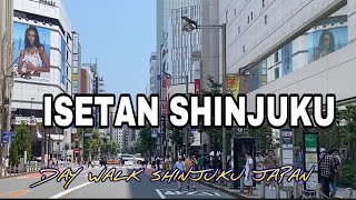 Isetan shinjuku Day walk shinjuku japan [upl. by Aiyn]