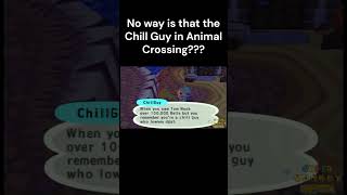 The Chill Guy in Animal Crossing shorts [upl. by Hsot]