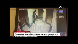 GÖZLERİNE KESTİRDİKLERİ AYAKKABILARI SANİYELER İÇİNDE ÇALDILAR [upl. by Atisusej27]