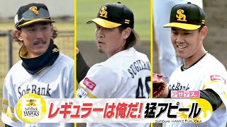 過熱するホークスレギュラー争い！好プレー続出！アピール合戦【スポーツキラリ★】 [upl. by Suzi]