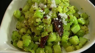 Chayote Squash Subzi  Show Me The Curry Indian Vegetarian Recipe [upl. by Anehsuc]