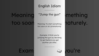 English Idiom with example 🗝️ Language Mastery in Minutes 🔍 shorts shortvideo english [upl. by Dranyar306]