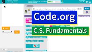 Codeorg Express Lesson 115 MiniProject Sticker Art  Answers Explained  Course C Lesson 105 [upl. by Araj]