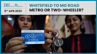 Is the Whitefield Metro faster than a 2wheeler DH journos test both [upl. by Alekal]