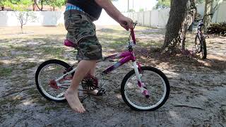 Fresh Find BMX Bike Tire PumpUp and Deflate and Tube Pulls w Inflate [upl. by Ardnasela346]