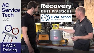 Refrigerant Recovery Training Tips Problems Best Practices Setup [upl. by Nuhsed]