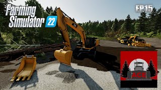 Farming Sim 22  EP16  Working on the new job in Maine [upl. by Alcinia721]