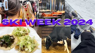 Ski Week 2024 thrifting college Tahoe  more  vlog 006 [upl. by Kirt]