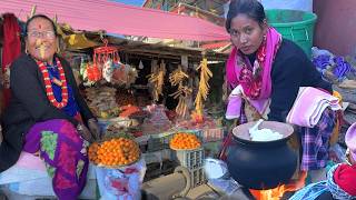 The Life in Eastern Nepal  New Year 2024 in Village  Village Food Festival Fair  BijayaLimbu [upl. by Mariquilla921]