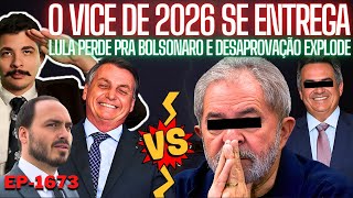 O Vice de 2026 Se ENTREGA Ego ou Burrice  Lula PERDE pra Bolsonaro e DESAPROVAÇÃO é Maioria [upl. by Attenyt629]