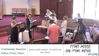 Yizkor Service  Temple Beth Tikvah  652022  Live Stream [upl. by Joelly]