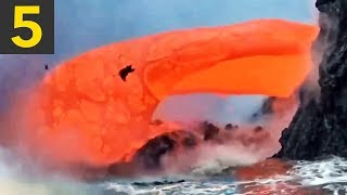 Top 5 Mesmerizing Lava Videos [upl. by Broeker]