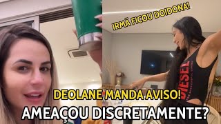 DEOLANE BEBE DEMAIS E FAZ BESTEIRA COM SUA IRMÃ INDIRETA PARA ATRIZ NA PODE SER SIDO UMA AMEAÇ4 [upl. by Yarg]