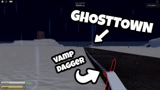 Clear The Ghost Town with a Dagger  Roblox A Dusty Trip [upl. by Wallace47]