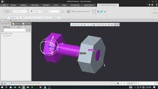 CREO PARAMETRIC EXPLOAD BY VIEW MANAGER DRAWING ASSEMBLY creo creotutorial creoparametric [upl. by Lelia]