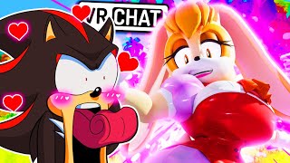 SHADOW FLIRTS WITH VANILLA THE RABBIT VR Chat [upl. by Siaht835]