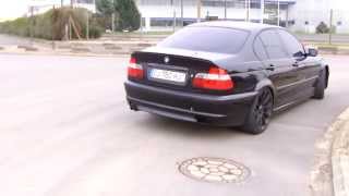 BMW 330d E46  Custom Inox Exhaust  Pro Inox [upl. by Lunseth]