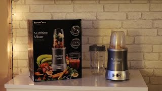 LIDL  blender Nutrition Mixer 700W Silver Crest  TEST [upl. by Matrona]