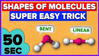 Trick to learn shapes of molecules  Geometry of molecules  VSEPR Theory [upl. by Srednas]