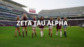 Zeta Tau Alpha Recruitment video 2024  Texas AampM [upl. by Charin]