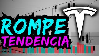 Tesla Rompe Tendencia  Análisis Acción Tesla TSLA [upl. by Erdnaek]