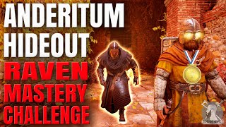 Assassins Creed Valhalla  Anderitum Hideout Raven Mastery Challenge How to get a Gold Medal [upl. by Aztirak]