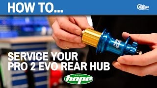 How to service your Hope Pro 2 Evo rear hub  Hope Technology [upl. by Ataner]