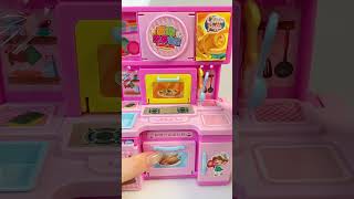 Satisfying with Unboxing amp Reviews Miniature Pinky kitchen Toys set ASMR [upl. by Neehar]