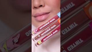 Tinted Lip Gloss 💋 Careline Tinted Spongegloss CarelinePH SpongeBobxCareline lipswatch [upl. by Atsedom]