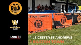 BilstonTownFC V LEICESTER ST ANDREWS AWAY [upl. by Jarl804]