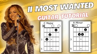 II Most Wanted Beyonce amp Miley Cyrus Guitar Tutorial [upl. by Hiroshi]