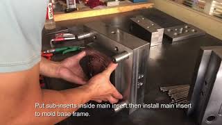 How to assemble a plastic injection mold [upl. by Partridge]