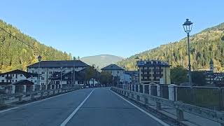 Bridge over the River Piave santo Stefano di Cadore Veneto Italy 231021 [upl. by Pallaten]