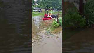 Friendswood TX random walking lull of Harvey [upl. by Aikal]