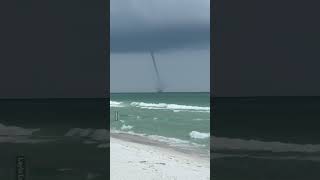 Waterspouts Spotted On Panama City Beach 😱 [upl. by Roobbie]