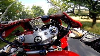 Honda VTR SP1 quottestquot  motovlog  CZ [upl. by Rosaleen192]