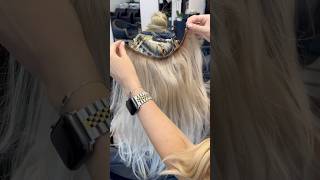 How to make your weft hair extensions invisible handtiedextensions wefts wefthair hairextensions [upl. by Tut]