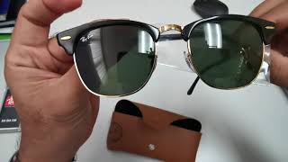 REVIEW ONLINE  Rayban clubmaster RB3016 W0365 51 mm  Rayban RX 5154 2000 51mm [upl. by Odlaw]