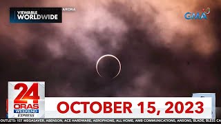 24 Oras Weekend Express October 15 2023 HD [upl. by Denae]