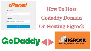 How to host the Godaddy domain on hosting Bigrock [upl. by Ohcirej]